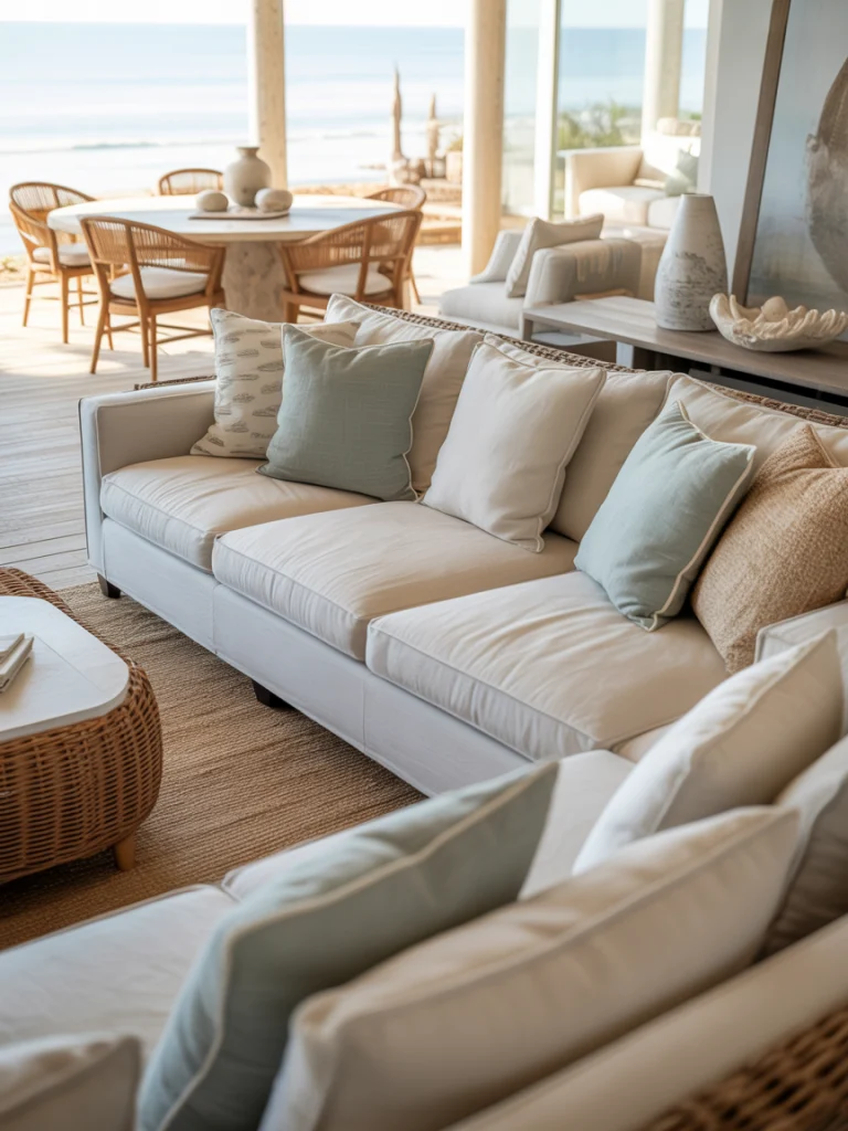 Coastal-Inspired Sectionals for Relaxed Comfort