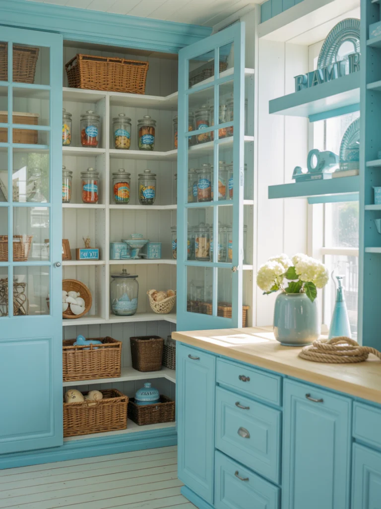 Coastal Style Pantry Ideas That Feel Breezy and Light