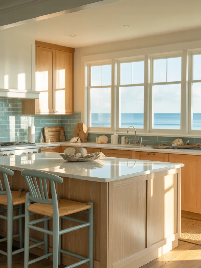 Coastal Wood Kitchens With Breezy Appeal ideas