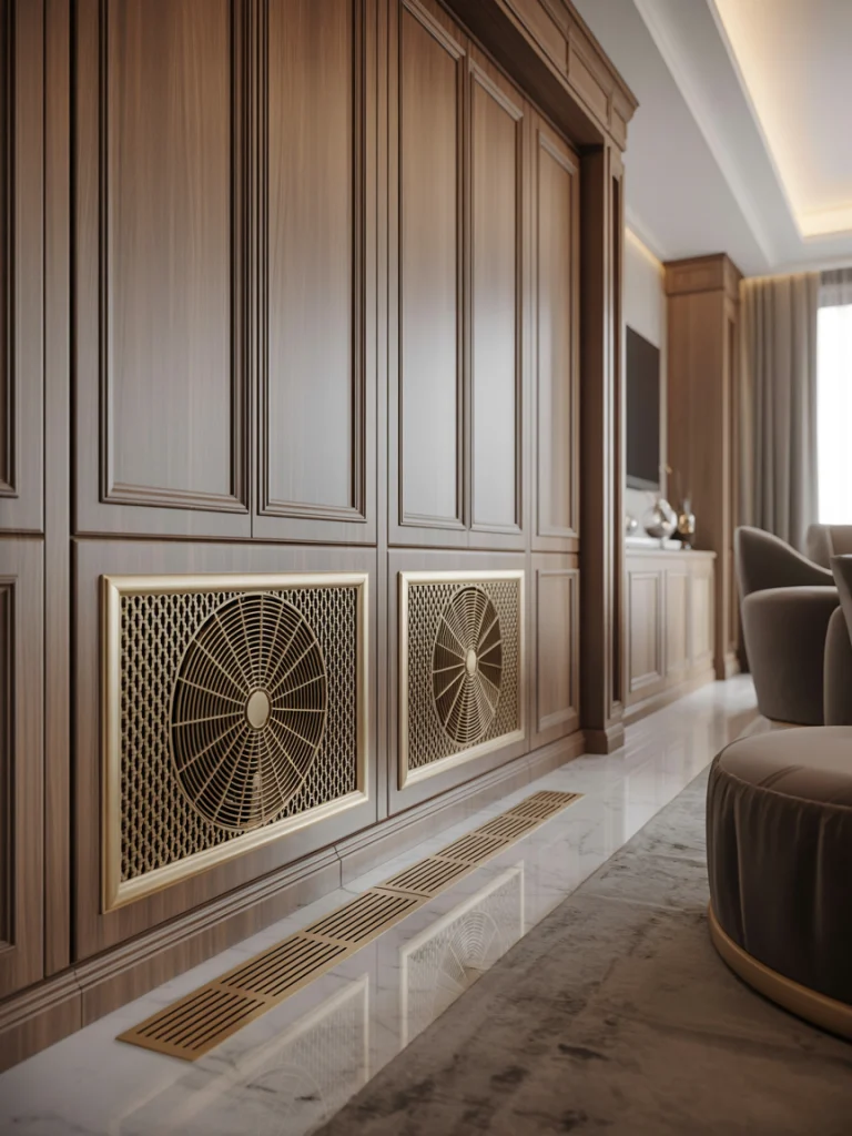 Concealed Climate Control Elements ideas