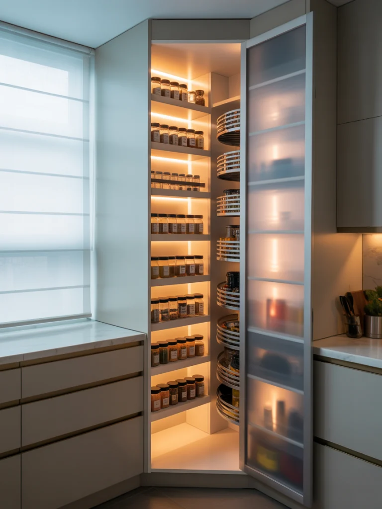 Corner Pantry Design