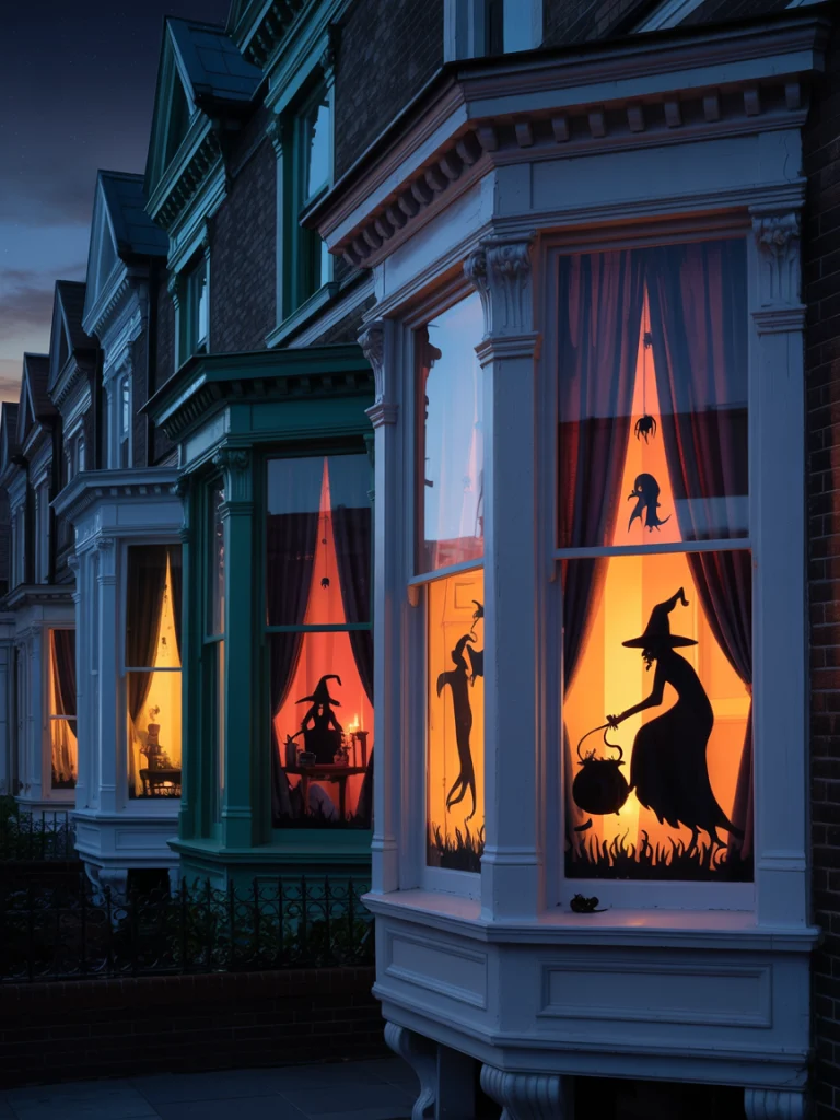 Create Spooky Window Scenes