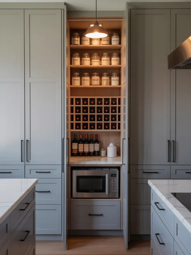 Custom Cabinetry Pantries