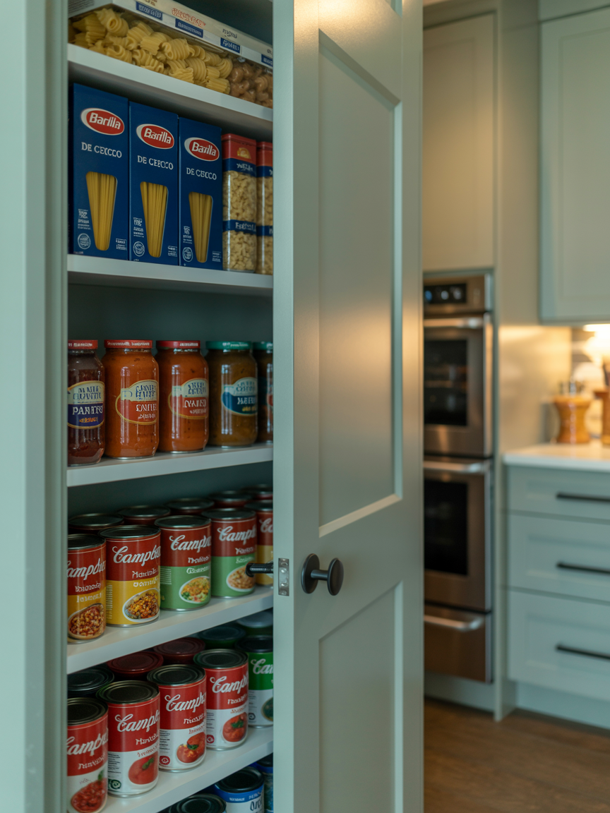 Dedicate Space for Quick-Meal Supplies ideas