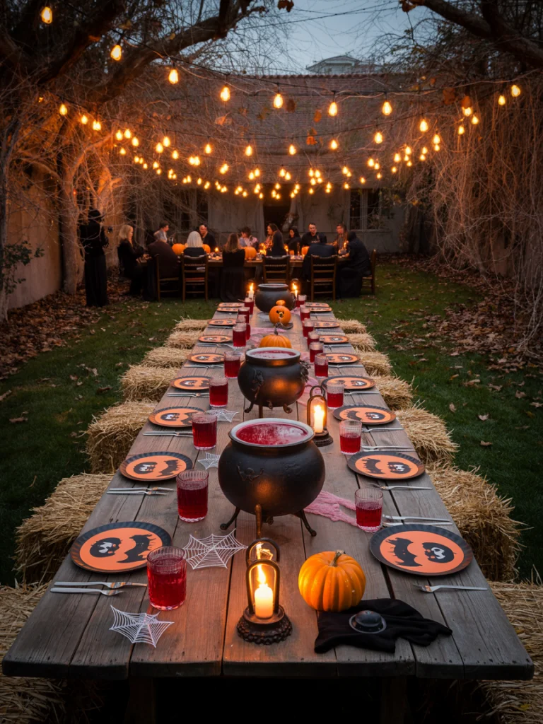 Design an Outdoor Halloween Party Space