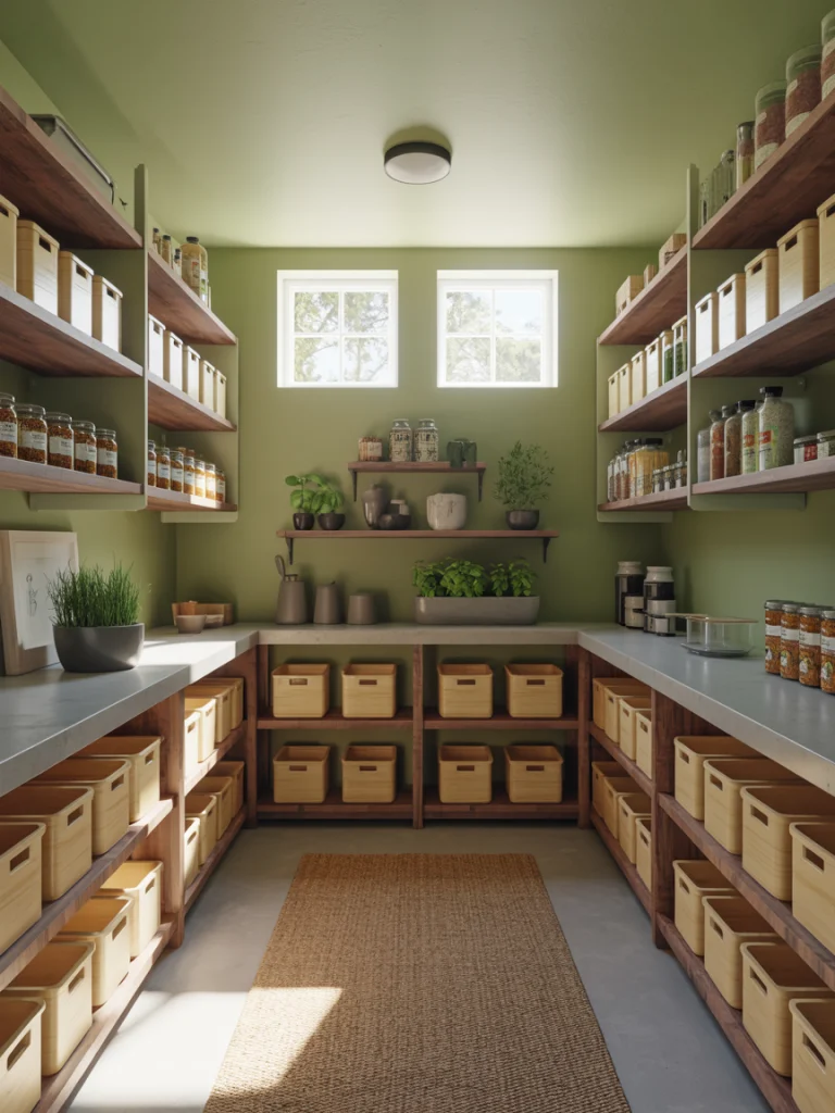 Eco-Friendly Pantry Built with Sustainable Materials ideas