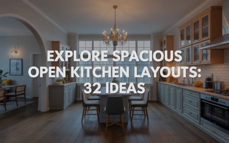 Explore Spacious Open Kitchen Layouts 32 Ideas