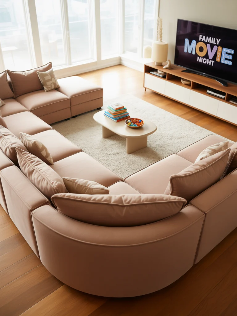 Family-Friendly Sectionals with Maximum Comfort