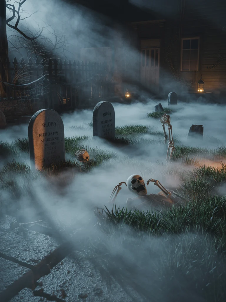 Fog Machines That Turn Yards into Graveyards