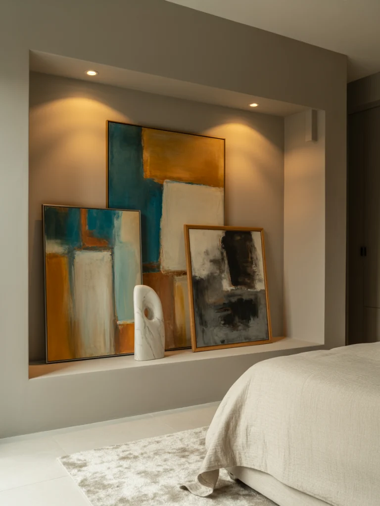 Gallery wall nooks
