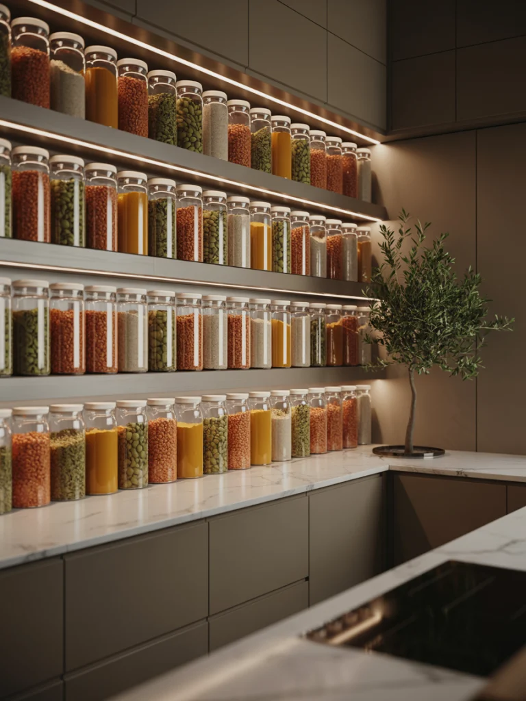 Glass Jar Wall Displays