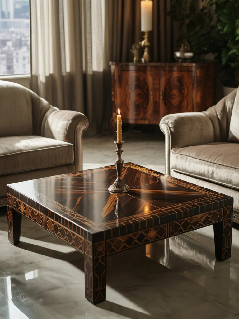 Hand-Carved Furniture Edges and Inlays