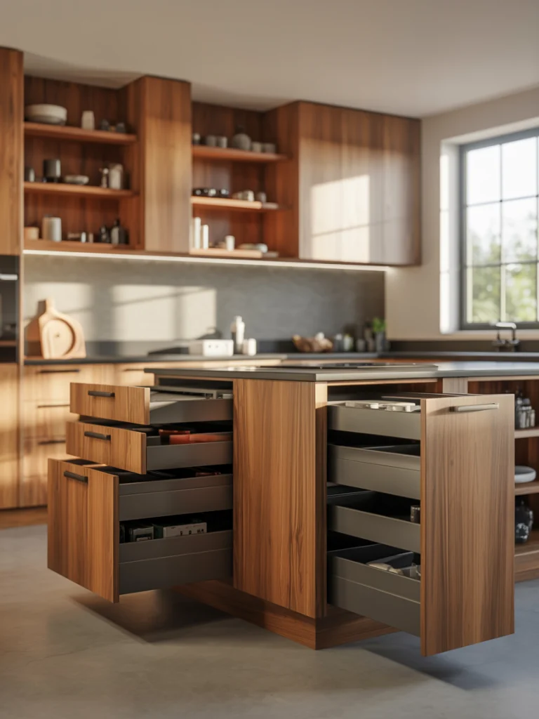 Innovative Storage With Wood Design