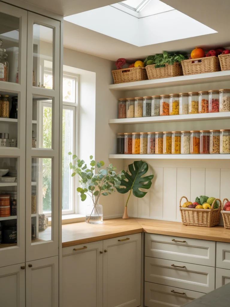 Light and Airy Pantry Spaces