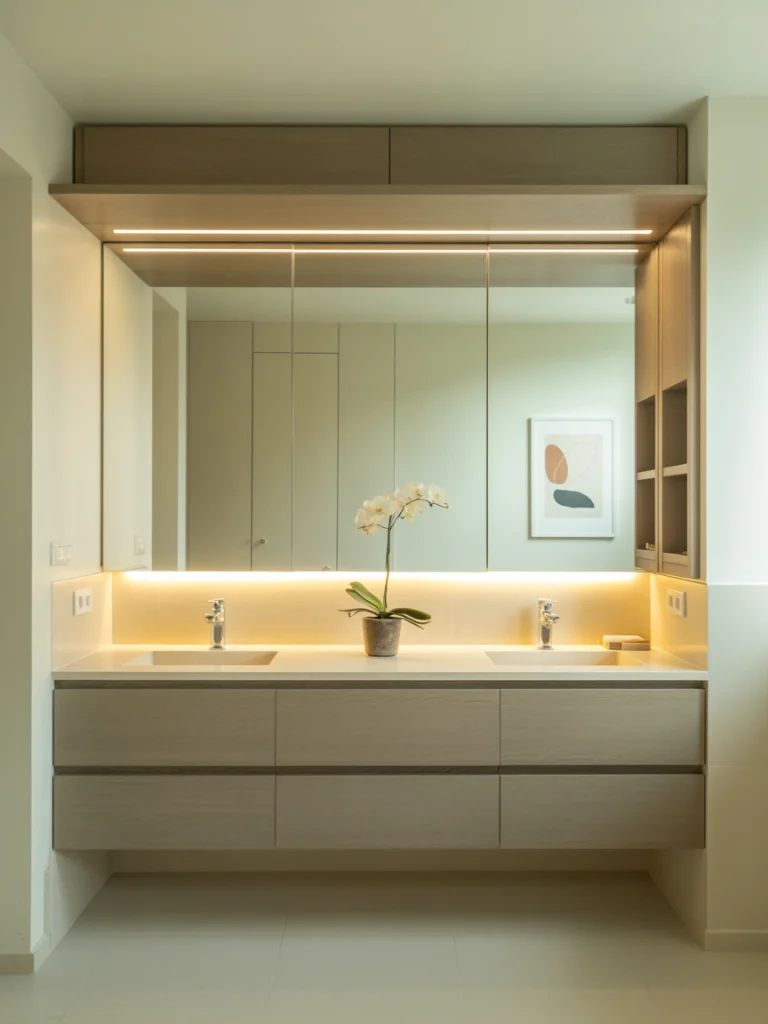 Lighting and Mirror Integration Ideas