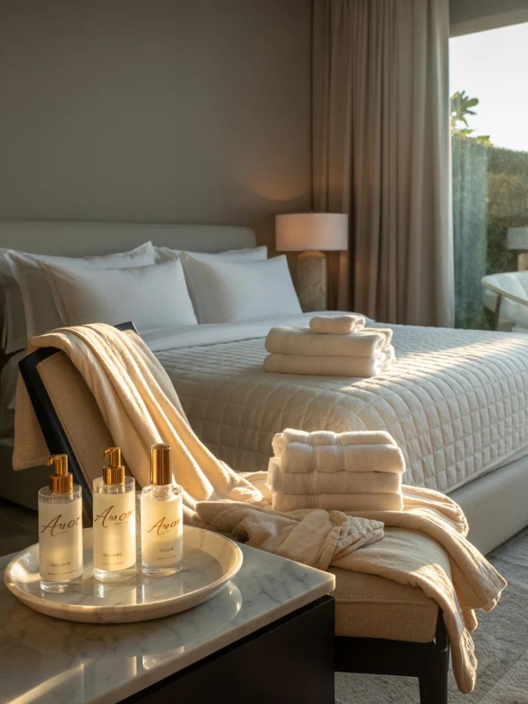 Make Guests Feel Pampered luxurious lines