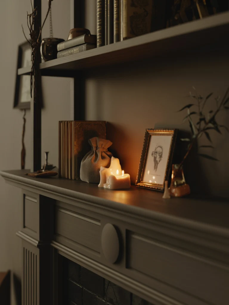 Mantel and Shelf as Quiet Stage
