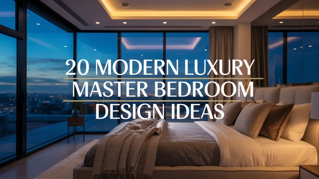 Mater bedroom design ideas
