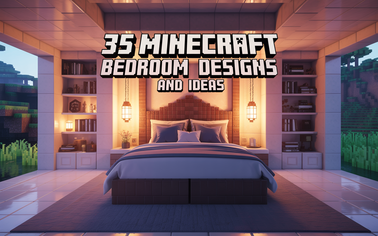 Minecraft Bedroom Designs and Ideas