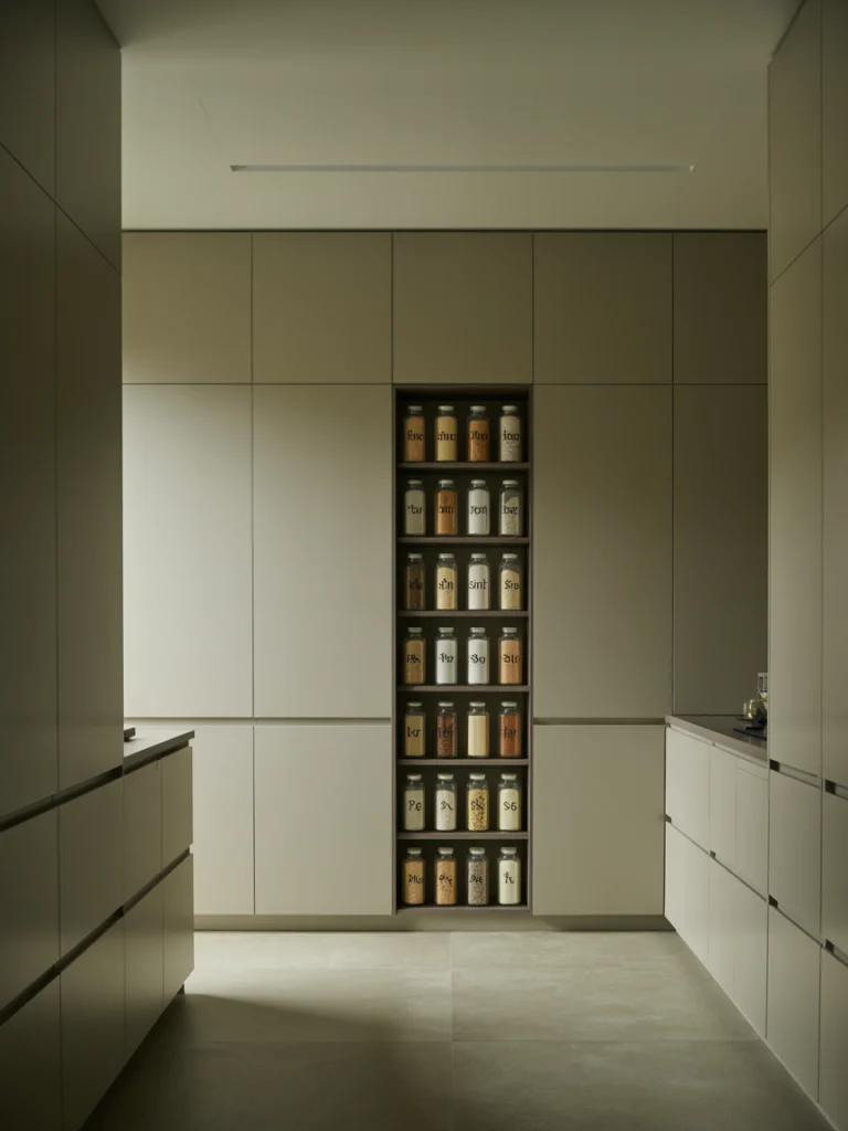 Minimalist Modern Pantries
