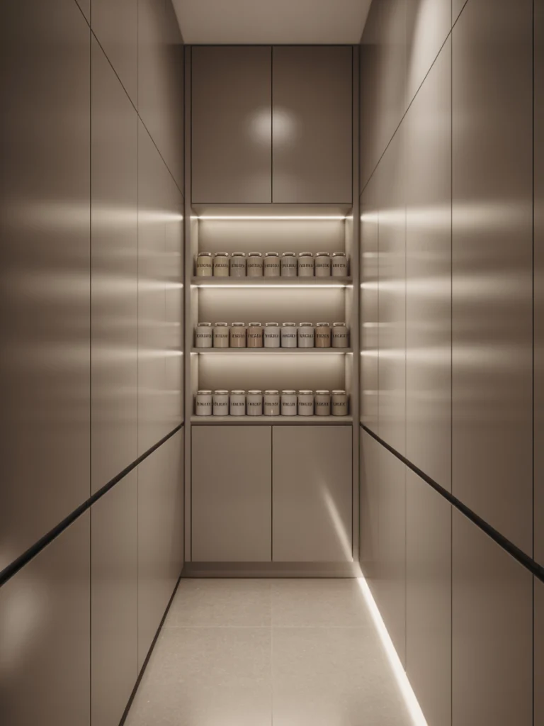 Minimalist Modern Pantries