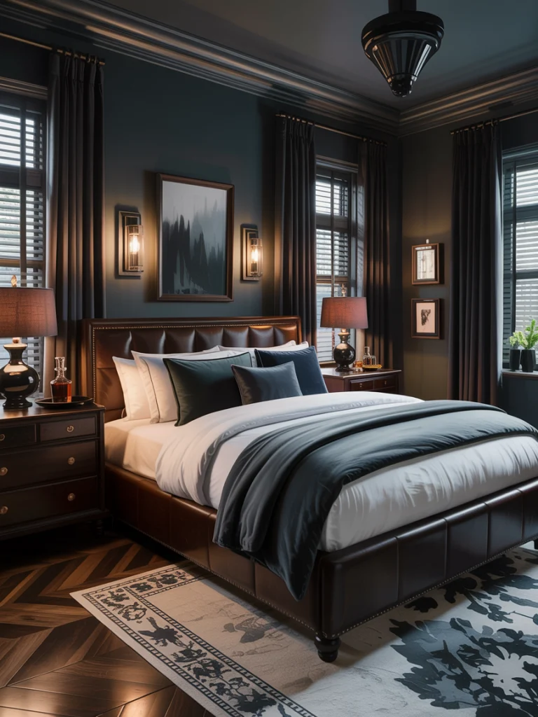 Moody and masculine