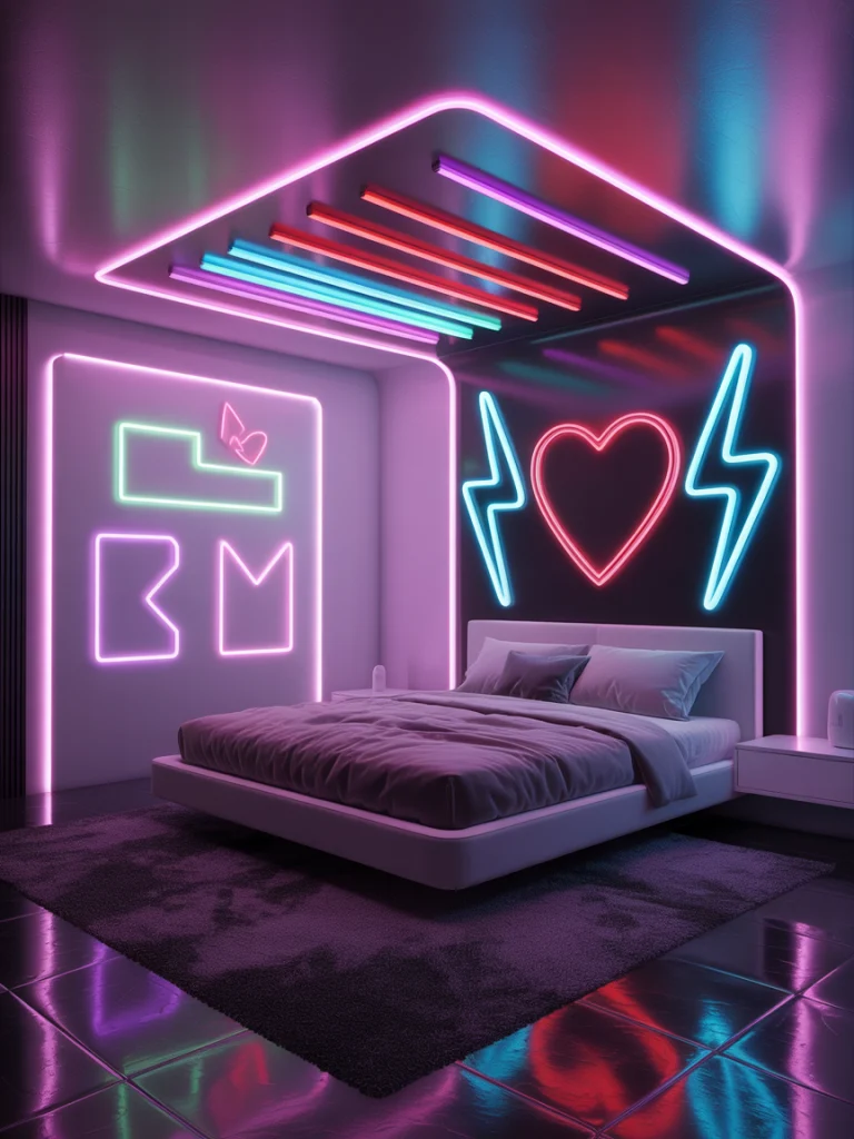 Neon and LED Art Bold Lighting ideas