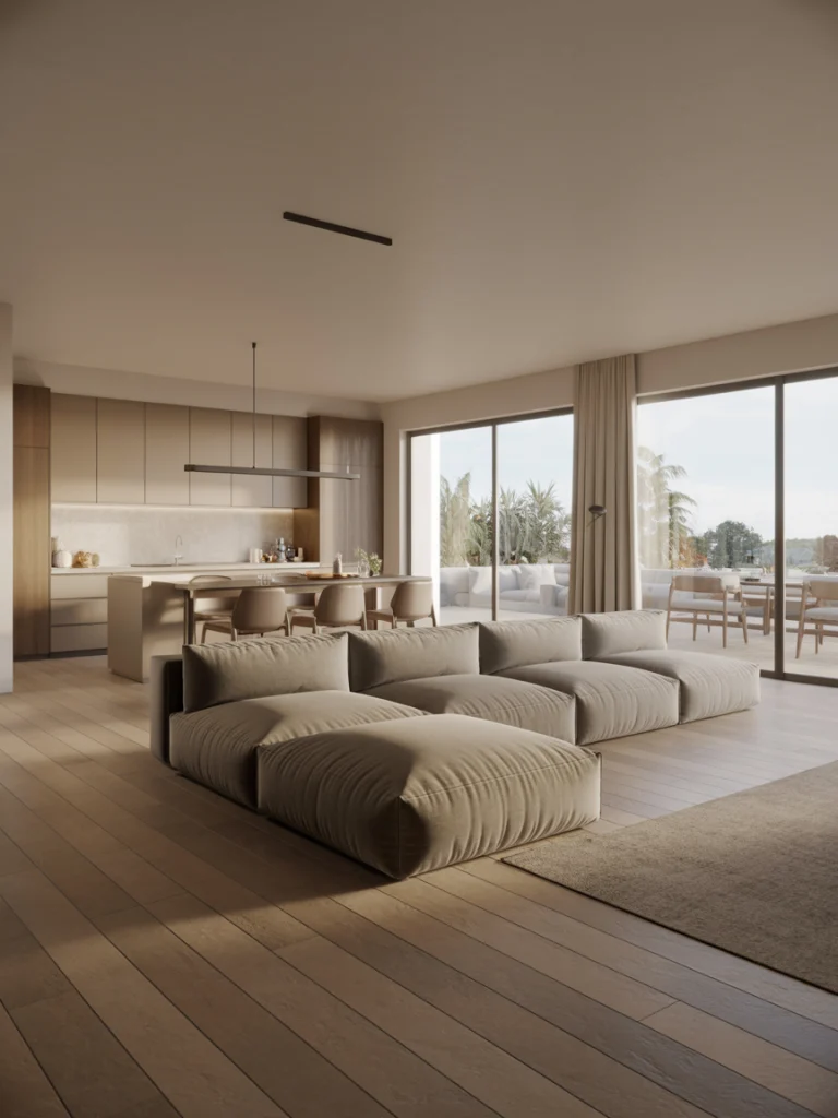 Open-Concept Sectionals for Flow and Freedom