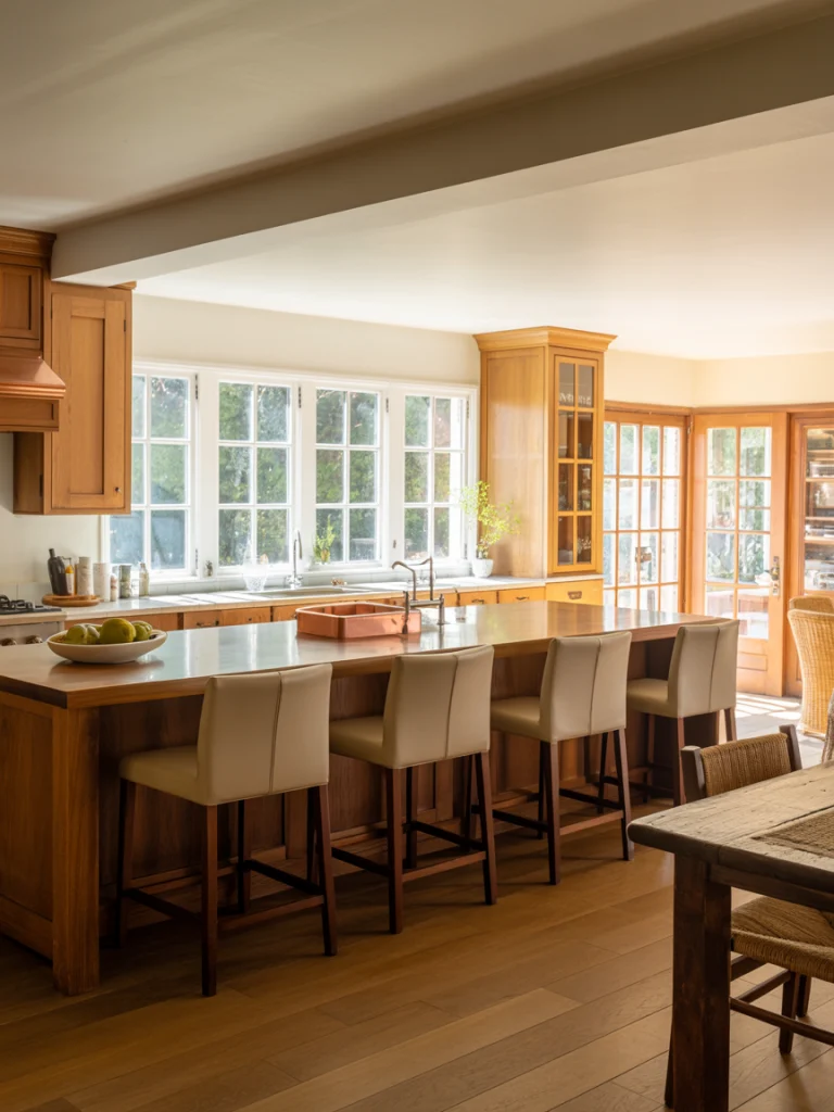 Open-Concept Wood Kitchens ideas