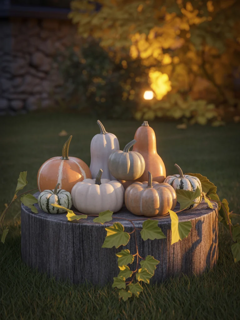 Outdoor Gourd Grouping