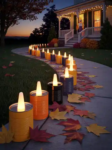 Outdoor Pathway of Light