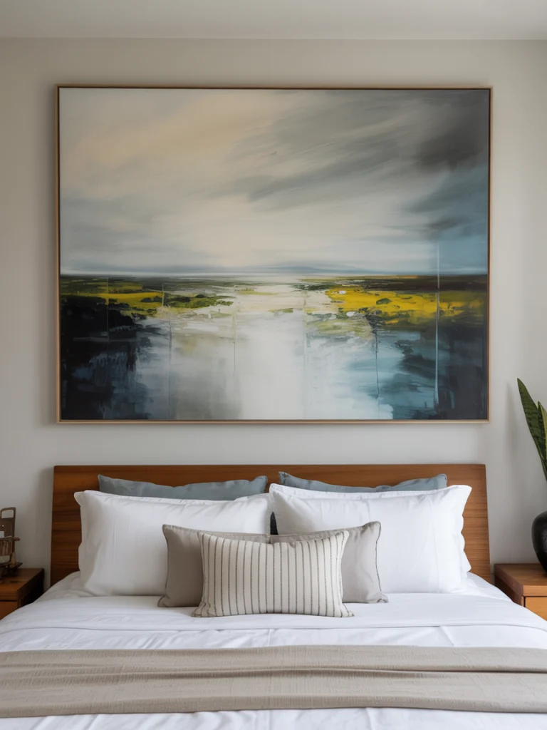 Oversized statement art