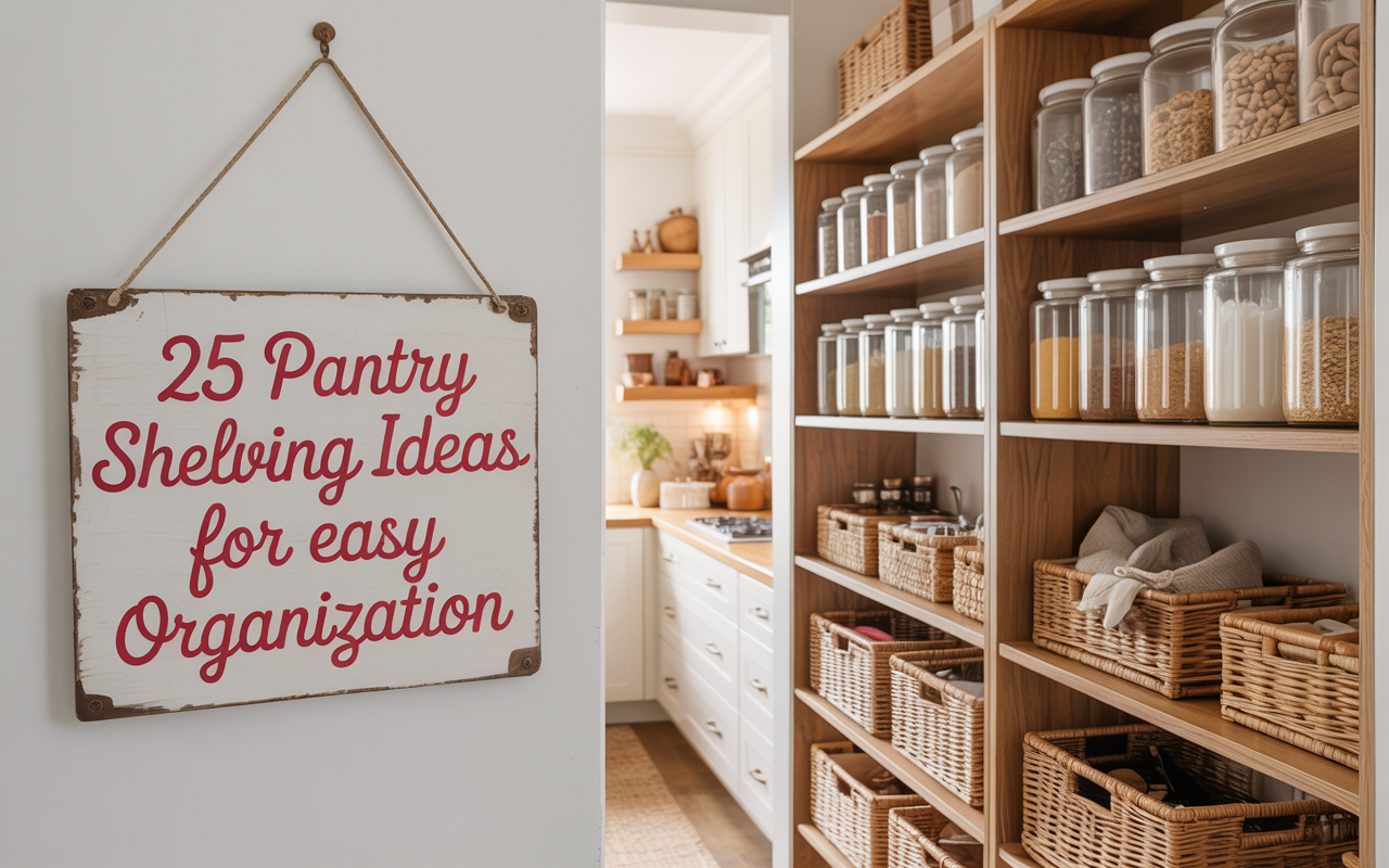 Pantry Shelving Ideas for Easy Organization