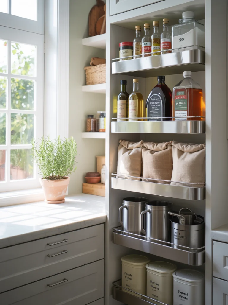 Place heavy items at waist height