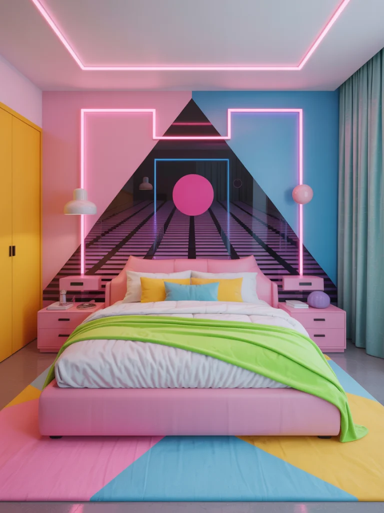 Retro 80s Neon nostalgic cool meets modern style