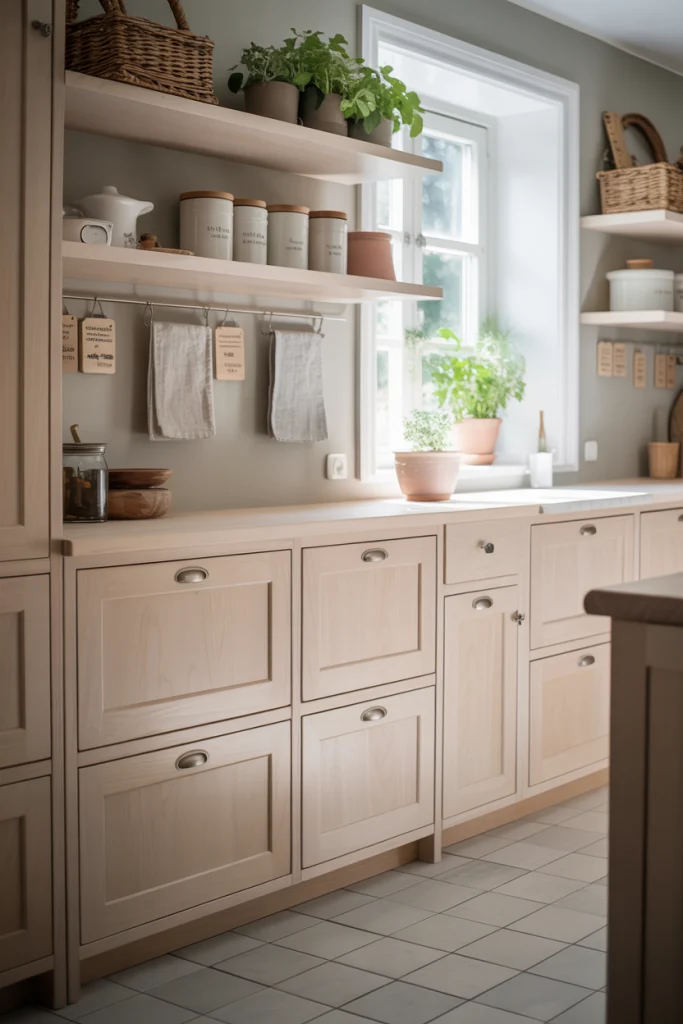 Scandinavian-Inspired Pantry Designs With Natural Charm