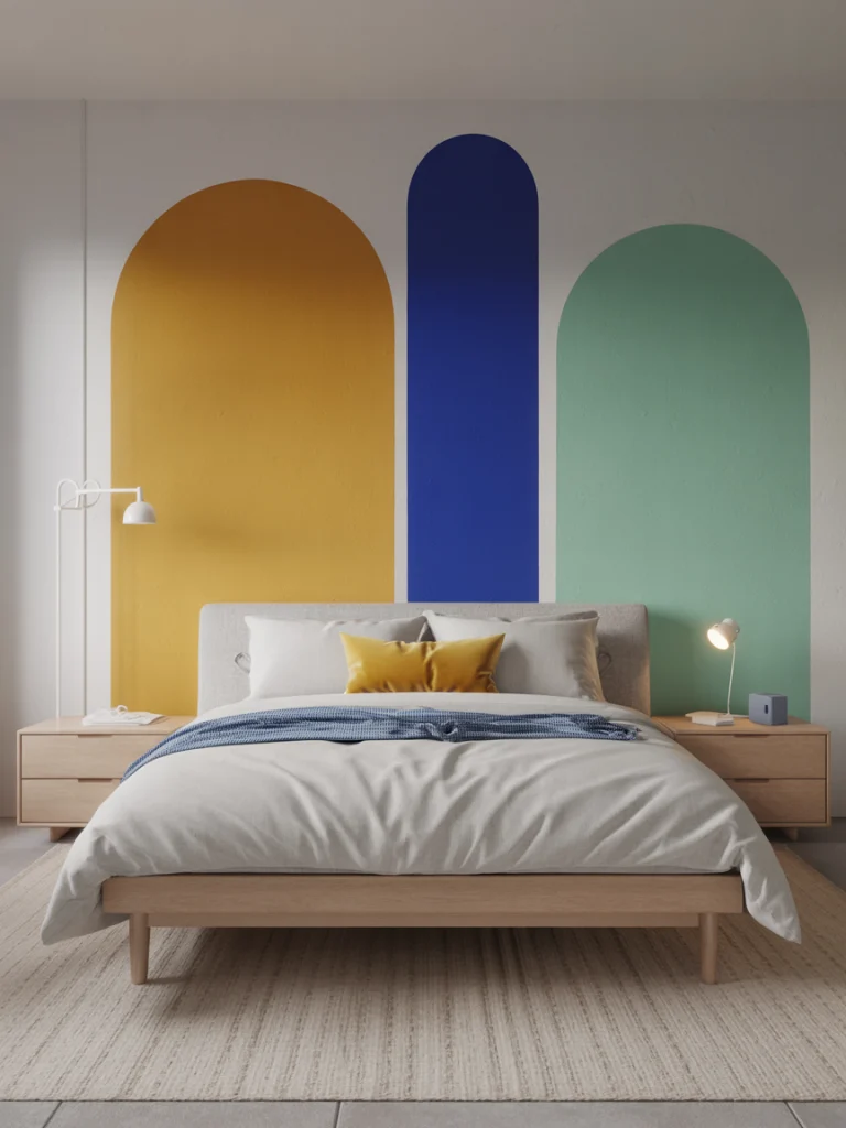 Scandinavian Minimalism with a pop of color