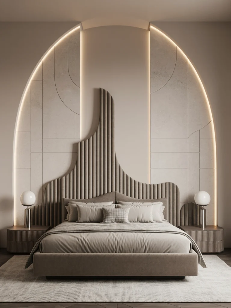Sculptural headboards