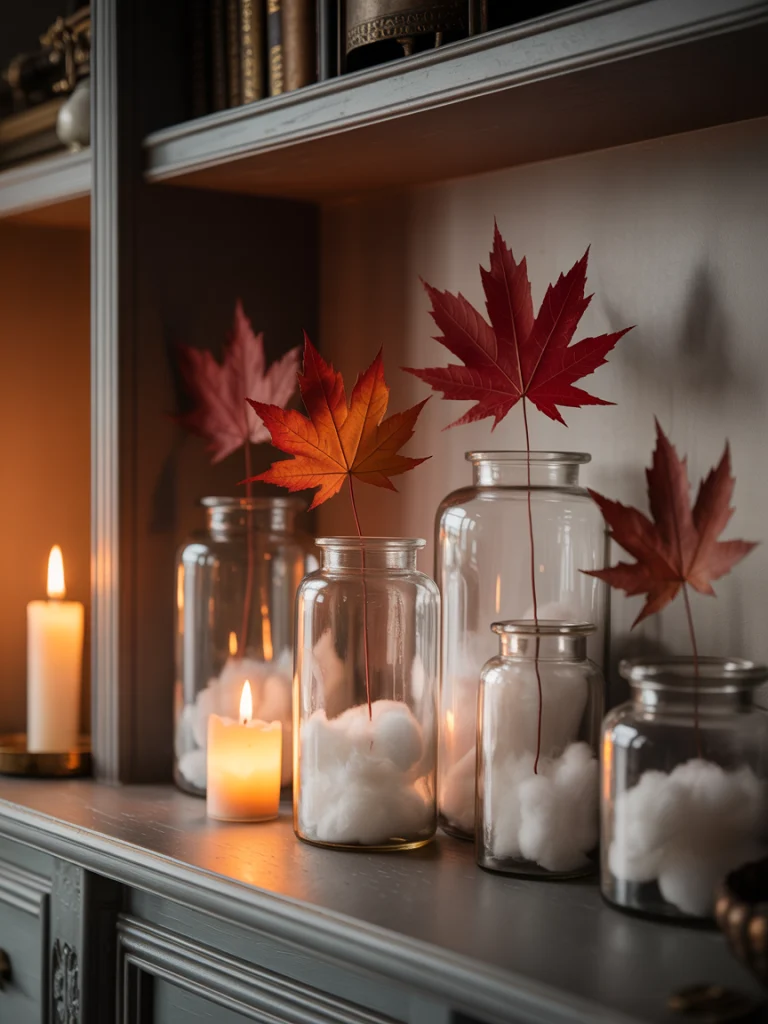 Shelves with Quietly Ghostly Accents