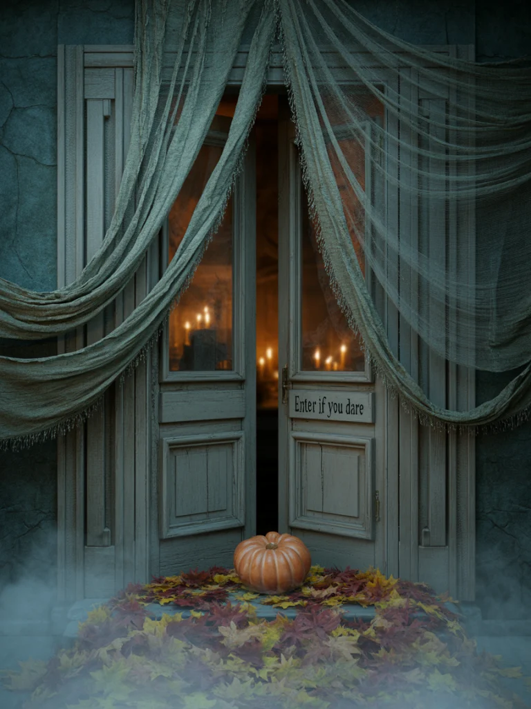 Sinister Doorway Drapes That Whisper in the Wind
