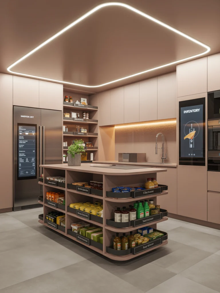 Smart Pantry with Motion Sensors and Digital Inventory
