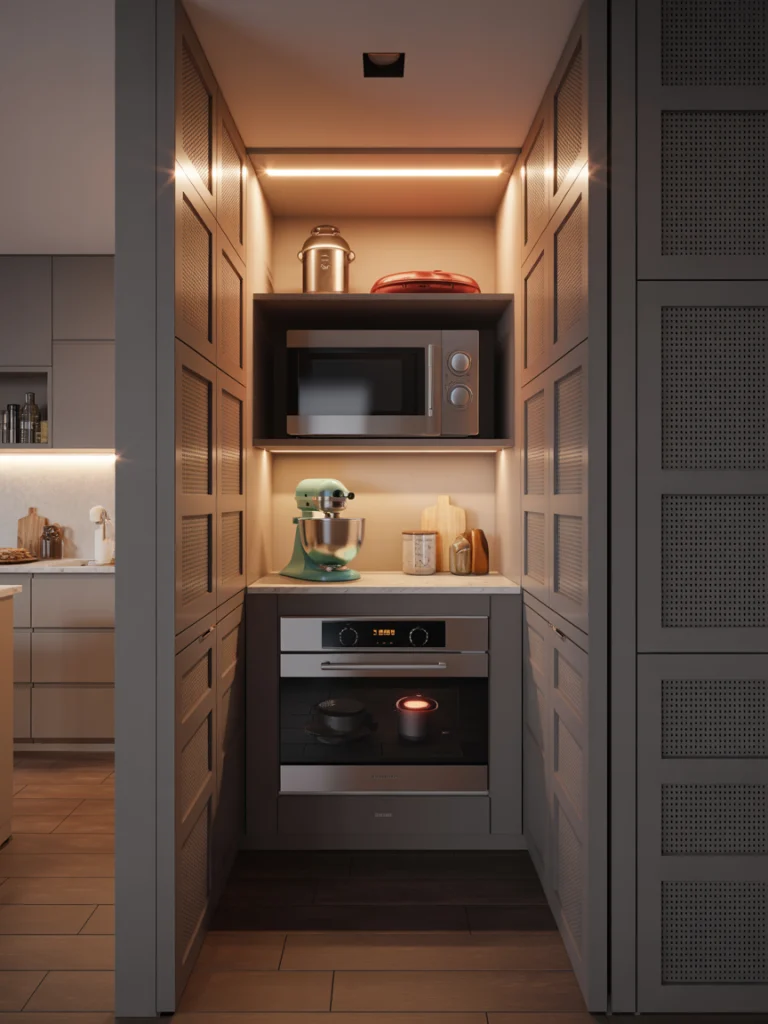 Soundproof Pantry for Quiet Appliance Use
