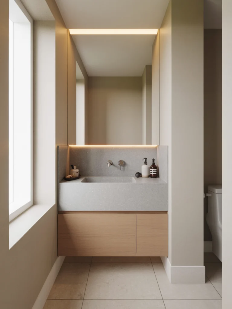 Space-Saving Vanity and Sink Concepts