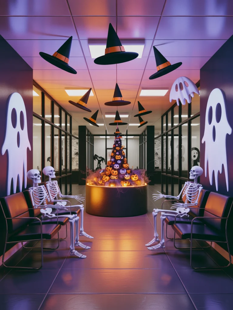 Spine-Chilling Office Lobby Decor