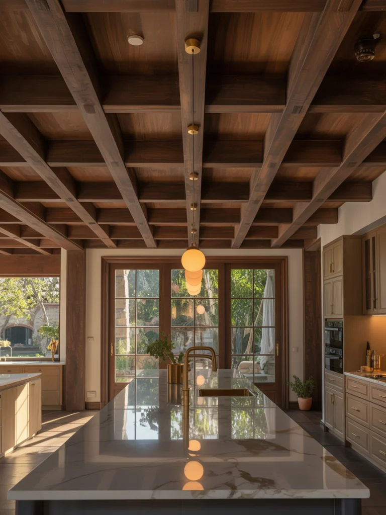 Statement Ceilings in Wood ideas