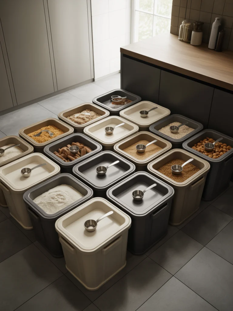 Store Bulk Items in Heavy-Duty Bins