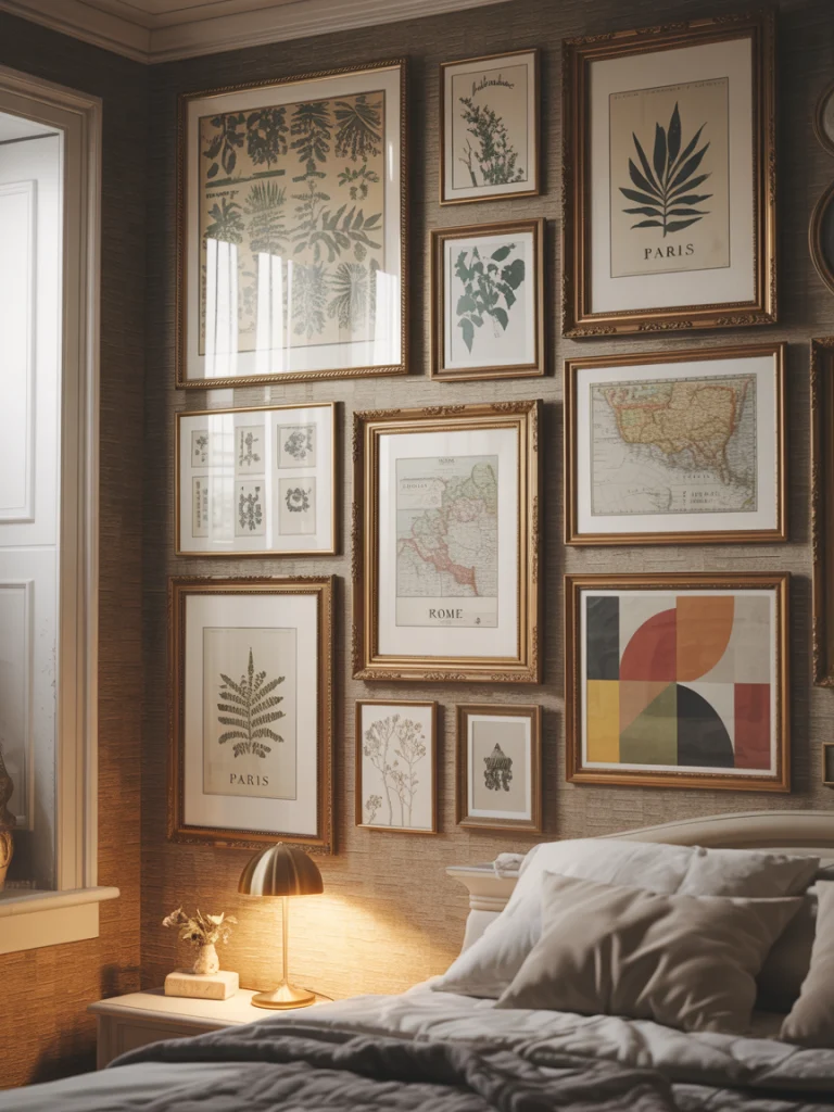 Story driven gallery walls