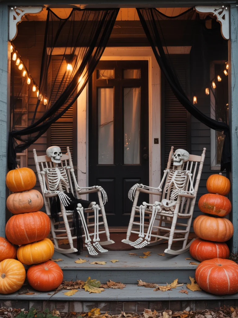 Style the Porch for Seasonal Drama