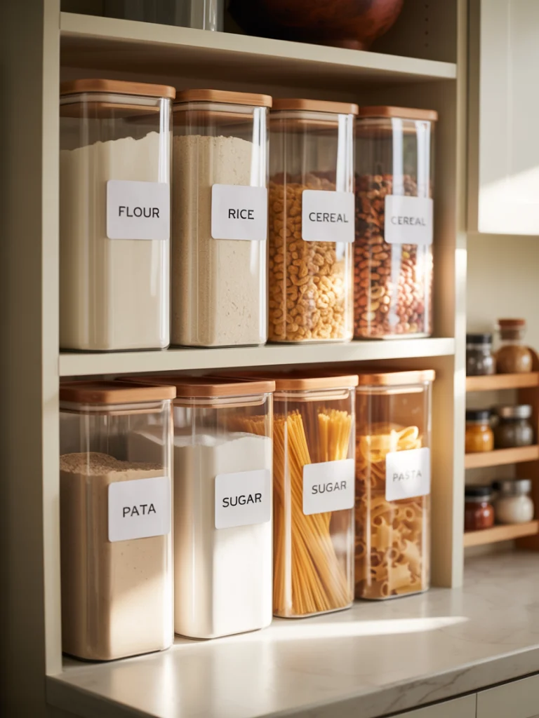 Switch to Clear, Airtight Containers