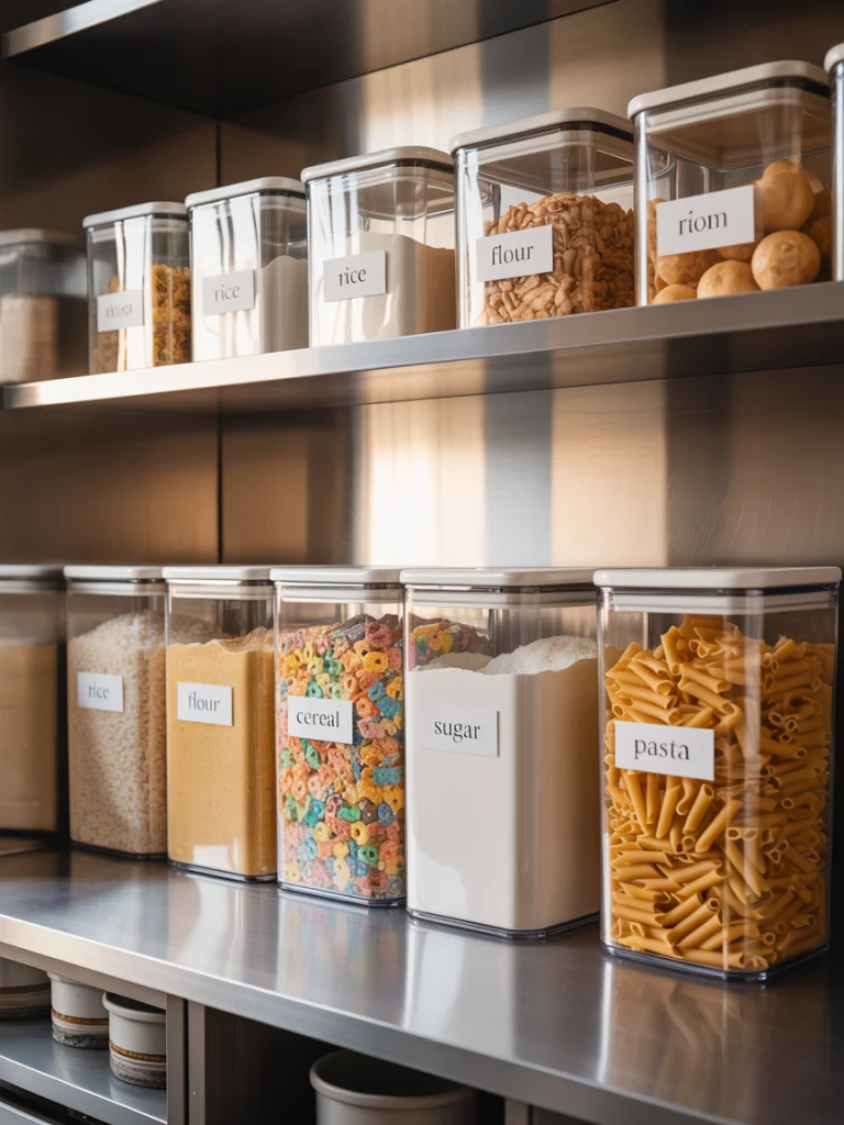 Switch to Clear, Airtight Containers ideas